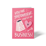 You Are The Gratest Part Of My Business! | Greeting Cards with Envelopes Greeting Card Market Dwellings