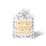 Happy Home Anniversary Colorful | Real Estate & Mortgage Greeting Cards with Envelopes Greeting Card Market Dwellings