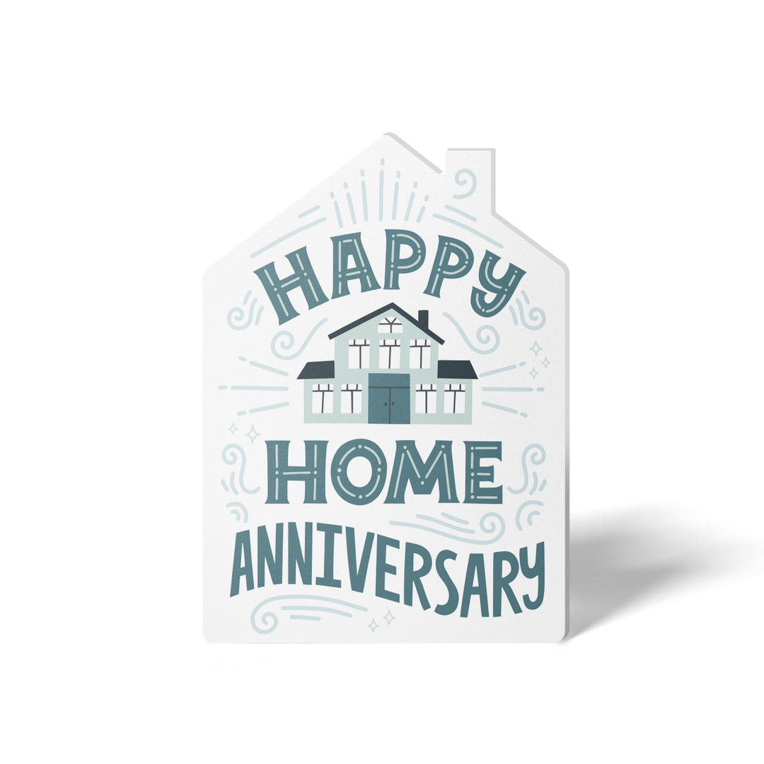 Set of "Happy Home Anniversary" Colorful Greeting Cards | Envelopes Included | 46-GC002 Greeting Card Market Dwellings