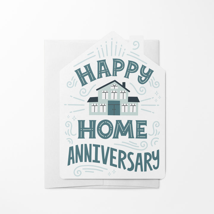 Set of "Happy Home Anniversary" Colorful Greeting Cards | Envelopes Included | 46-GC002 Greeting Card Market Dwellings