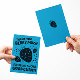 Thank You Berry Much For Being Such A Good Client! | Greeting Cards with Envelopes Greeting Card Market Dwellings