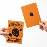 Thank You Berry Much For Being Such A Good Client! | Greeting Cards with Envelopes Greeting Card Market Dwellings