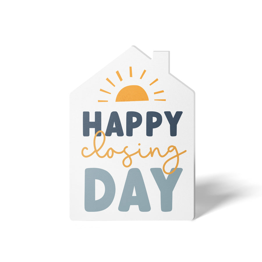 Set of "Happy Closing Day" Greeting Cards | Envelopes Included | 48-GC002-AB Greeting Card Market Dwellings BLUE