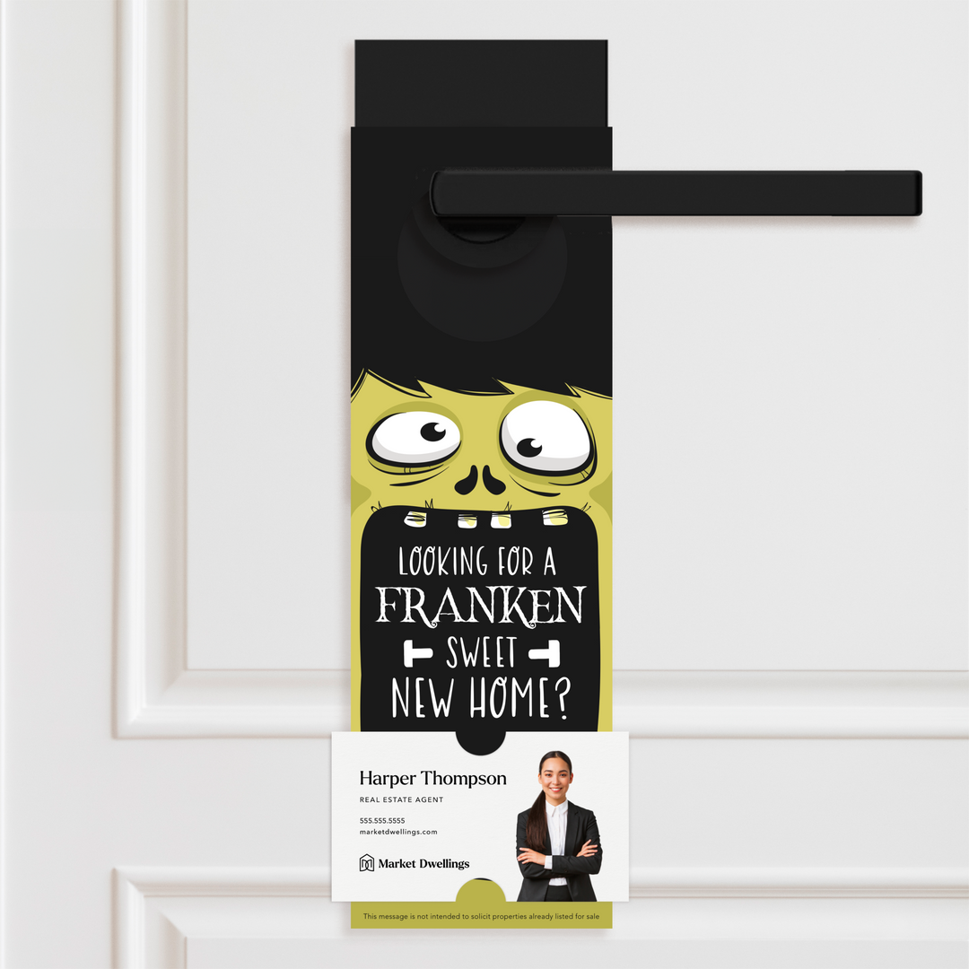 Looking For a Franken Sweet New Home? | Real Estate Door Hangers Door Hanger Market Dwellings