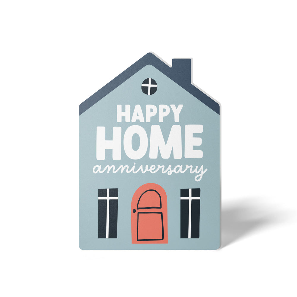 "Happy Home Anniversary" | Real Estate & Mortgage Greeting Cards with Envelopes Greeting Card Market Dwellings BLUE 10