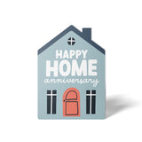 "Happy Home Anniversary" | Real Estate & Mortgage Greeting Cards with Envelopes Greeting Card Market Dwellings BLUE 10