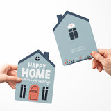 "Happy Home Anniversary" | Real Estate & Mortgage Greeting Cards with Envelopes Greeting Card Market Dwellings