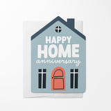 "Happy Home Anniversary" | Real Estate & Mortgage Greeting Cards with Envelopes Greeting Card Market Dwellings