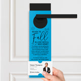 Ready to FALL in Love with a New Home | Door Hangers Season Door Hanger Market Dwellings