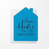 "Happy Home Anniversary" | Real Estate & Mortgage Greeting Cards with Envelopes Greeting Card Market Dwellings