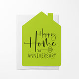 "Happy Home Anniversary" | Real Estate & Mortgage Greeting Cards with Envelopes Greeting Card Market Dwellings