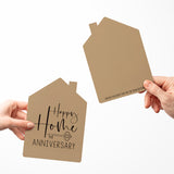 "Happy Home Anniversary" | Real Estate & Mortgage Greeting Cards with Envelopes Greeting Card Market Dwellings