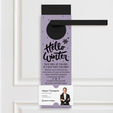 Hello Winter | Real Estate Door Hangers Holiday Door Hanger Market Dwellings