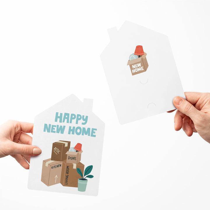 Happy New Home Greeting Cards | Envelopes Included | 50-GC002 Greeting Card Market Dwellings