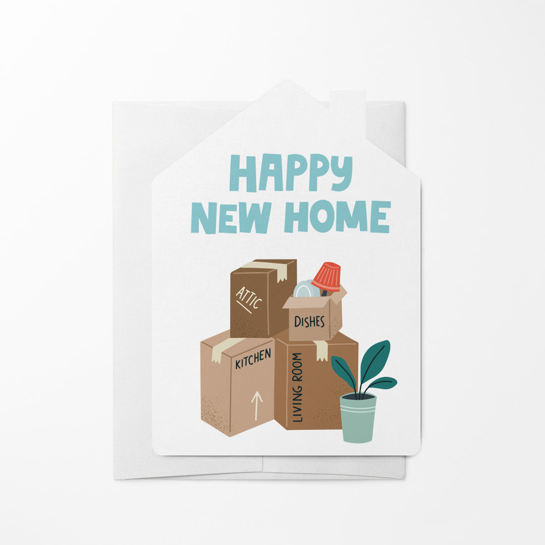 Happy New Home Greeting Cards | Envelopes Included | 50-GC002 Greeting Card Market Dwellings