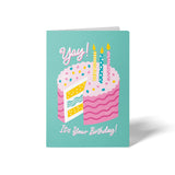 Yay! It's Your Birthday! | Greeting Cards with Envelopes Greeting Card Market Dwellings