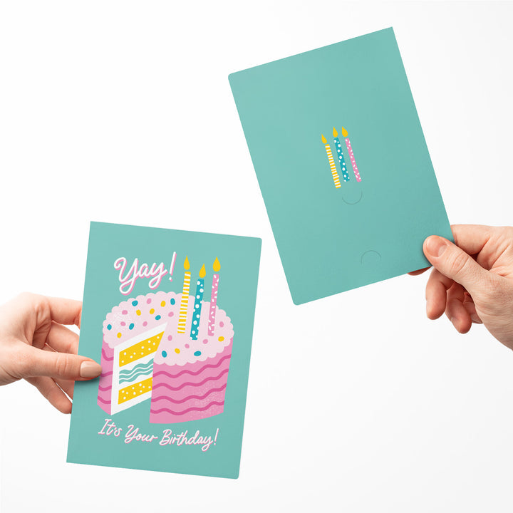 Set of Yay! It's Your Birthday! | Greeting Cards | Envelopes Included | 51-GC001 Greeting Card Market Dwellings