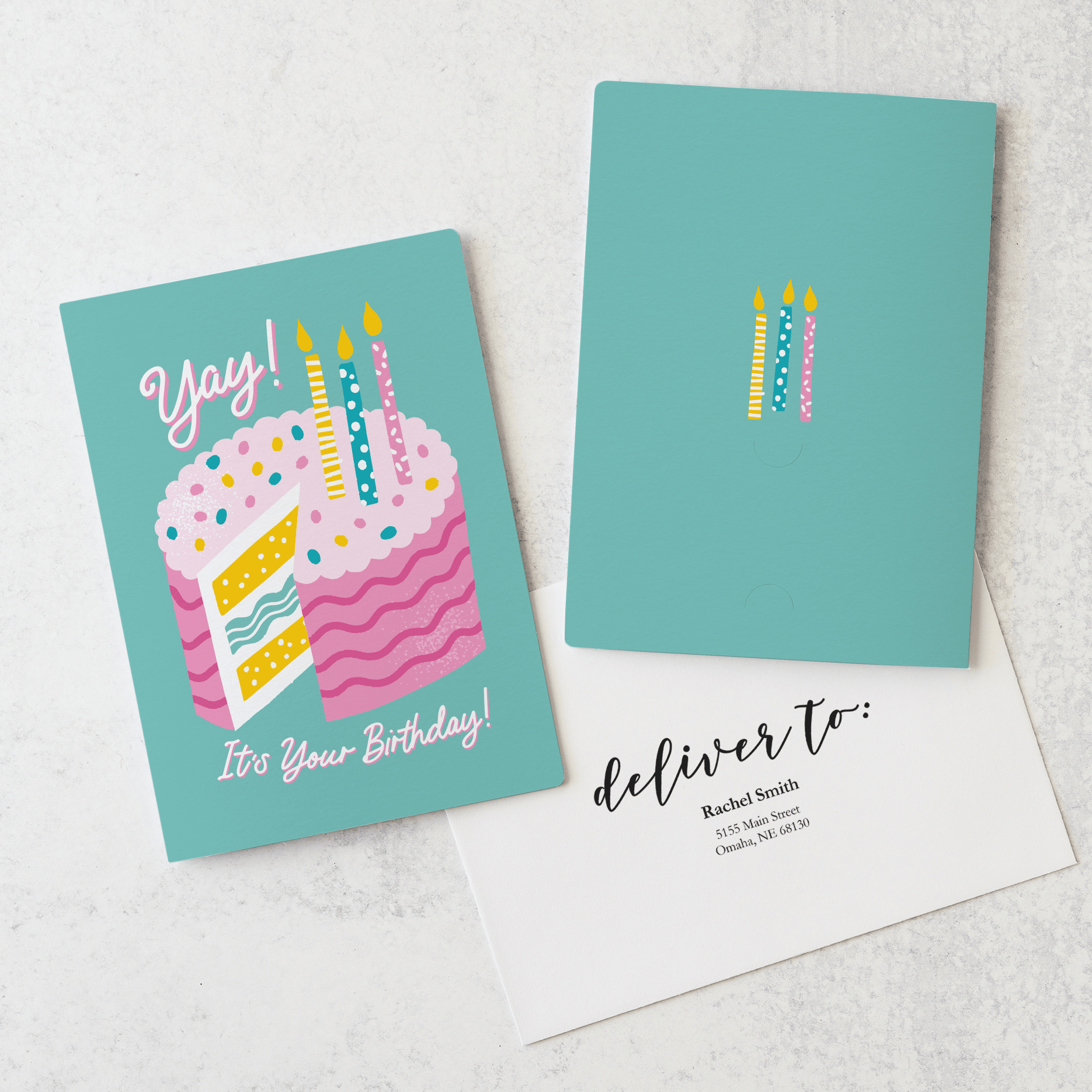 Set of Yay! It's Your Birthday! | Greeting Cards | Envelopes Included ...