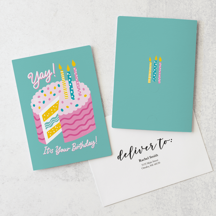 Set of Yay! It's Your Birthday! | Greeting Cards | Envelopes Included | 51-GC001 Greeting Card Market Dwellings   