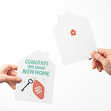 Congrats On Your New Home | Real Estate Greeting Cards with Envelopes Greeting Card Market Dwellings