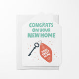 Congrats On Your New Home | Real Estate Greeting Cards with Envelopes Greeting Card Market Dwellings