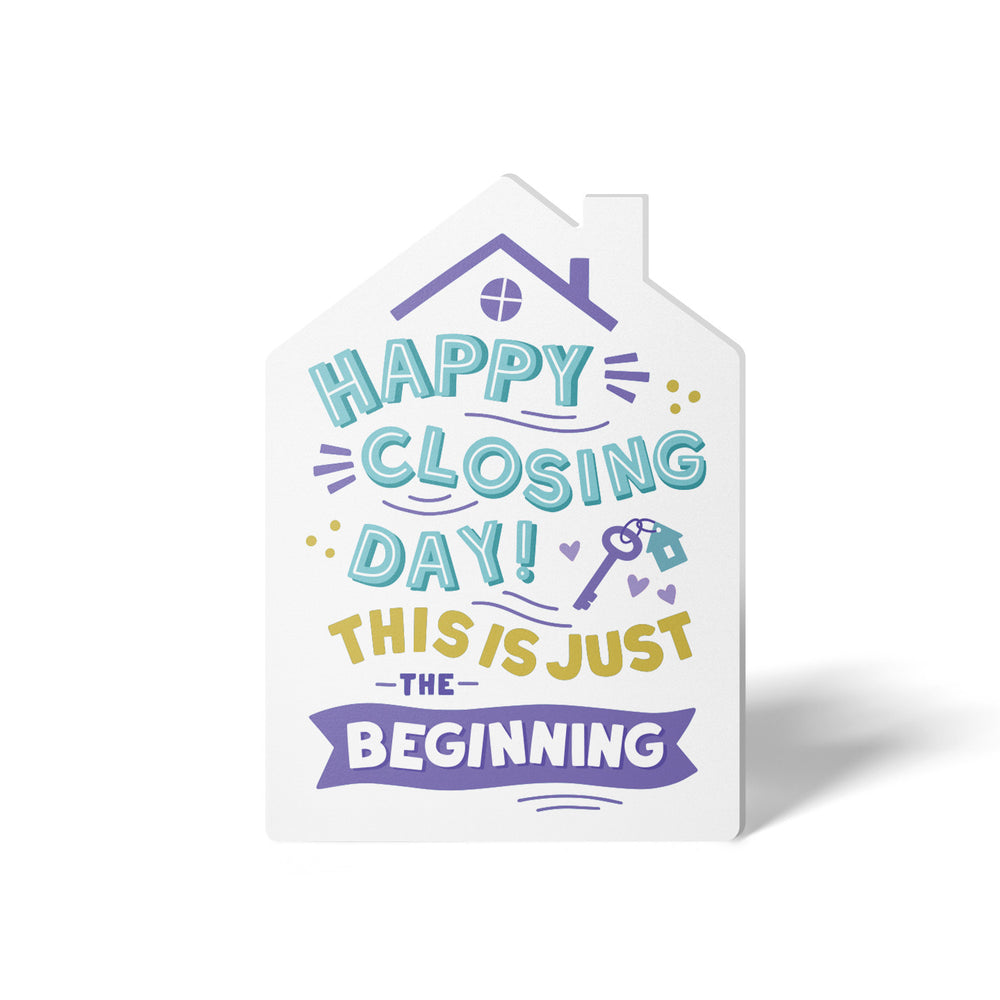 Happy Closing Day | Real Estate Greeting Cards with Envelopes Greeting Card Market Dwellings LILAC 10