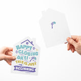 Happy Closing Day | Real Estate Greeting Cards with Envelopes Greeting Card Market Dwellings