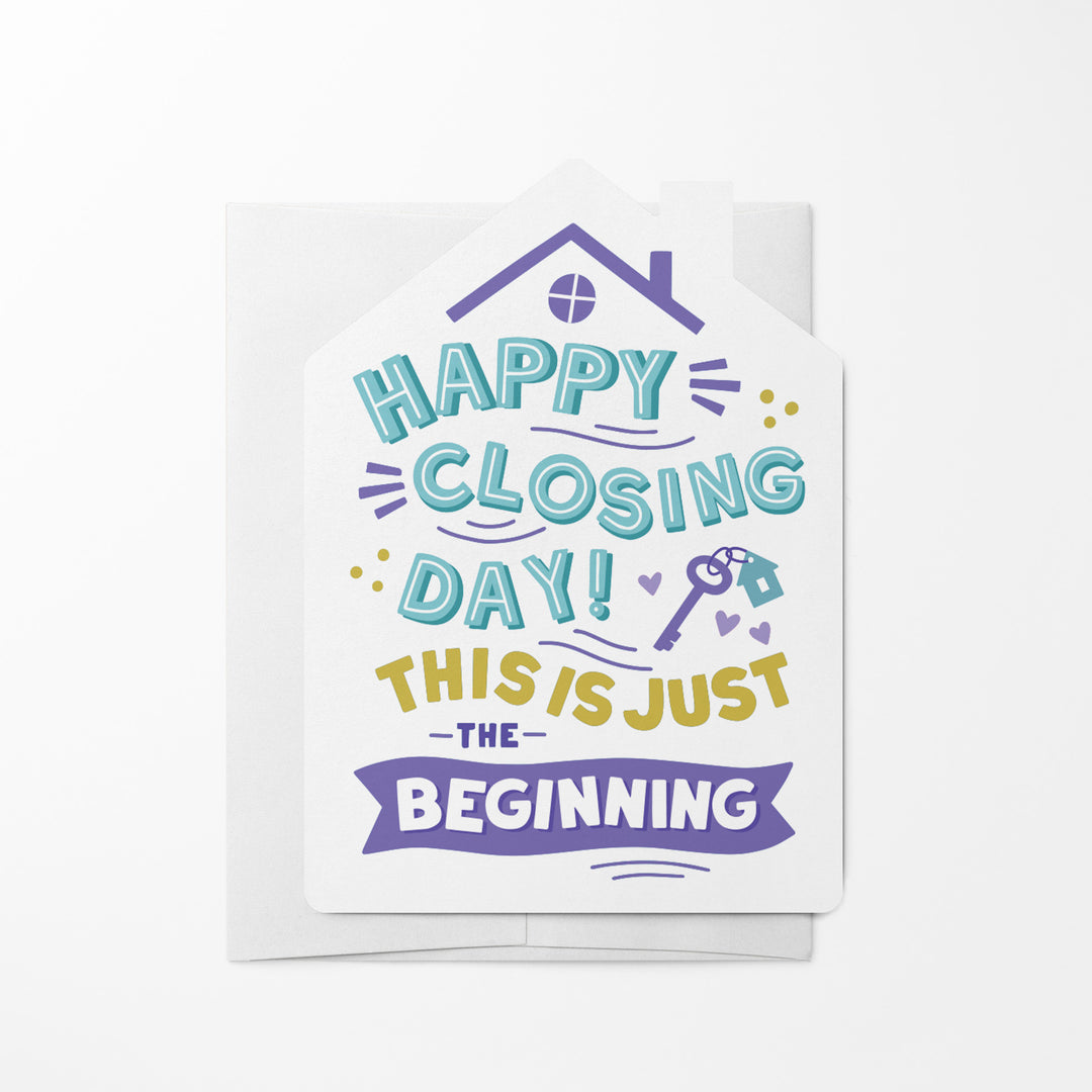 Happy Closing Day Greeting Cards | Envelopes Included | 52-GC002-AB Greeting Card Market Dwellings