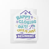 Happy Closing Day | Real Estate Greeting Cards with Envelopes Greeting Card Market Dwellings