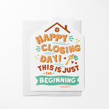 Happy Closing Day | Real Estate Greeting Cards with Envelopes Greeting Card Market Dwellings