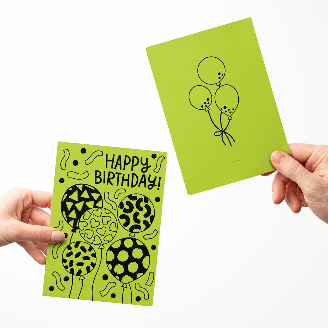 Set of Happy Birthday! Greeting Cards | Envelopes Included Greeting Card Market Dwellings