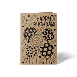 Happy Birthday! | Greeting Cards with Envelopes Greeting Card Market Dwellings KRAFT 10