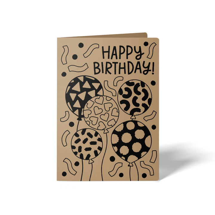 Set of Happy Birthday! Greeting Cards | Envelopes Included Greeting Card Market Dwellings KRAFT