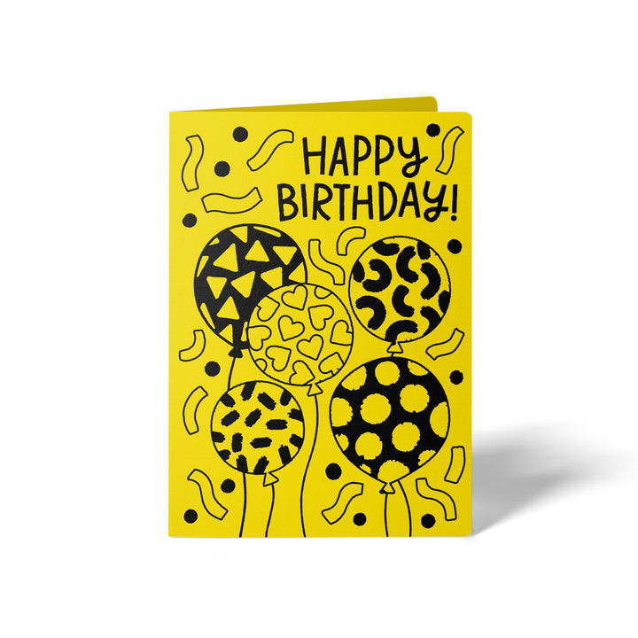 Set of Happy Birthday! Greeting Cards | Envelopes Included Greeting Card Market Dwellings LEMON