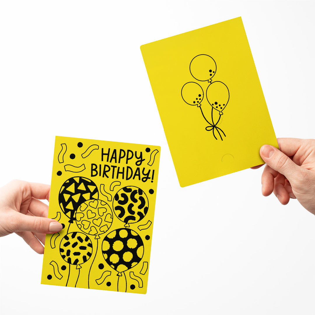 Set of Happy Birthday! Greeting Cards | Envelopes Included Greeting Card Market Dwellings