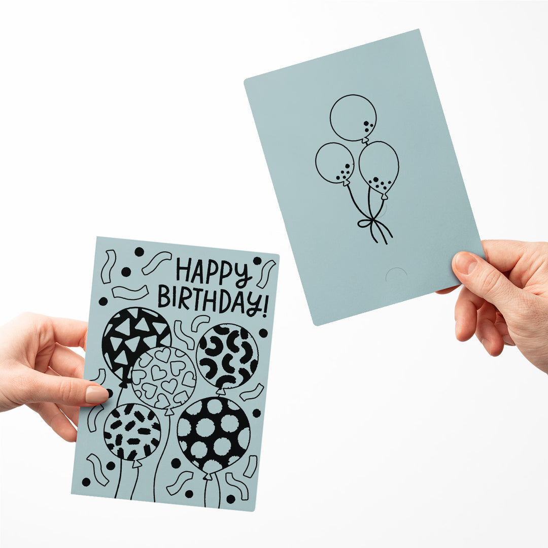 Set of Happy Birthday! Greeting Cards | Envelopes Included Greeting Card Market Dwellings