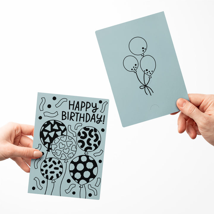 Set of Happy Birthday! Greeting Cards | Envelopes Included Greeting Card Market Dwellings