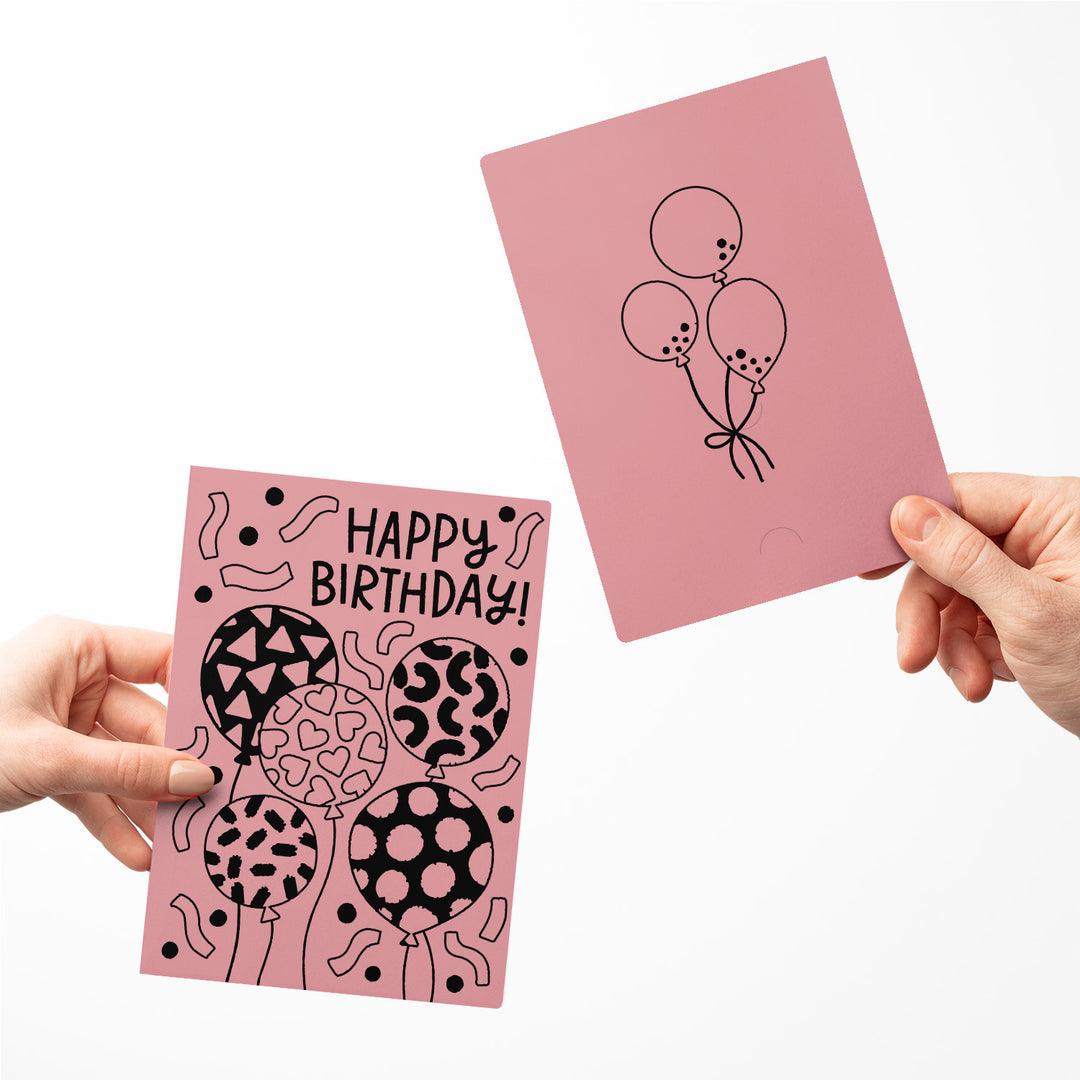 Set of Happy Birthday! Greeting Cards | Envelopes Included Greeting Card Market Dwellings