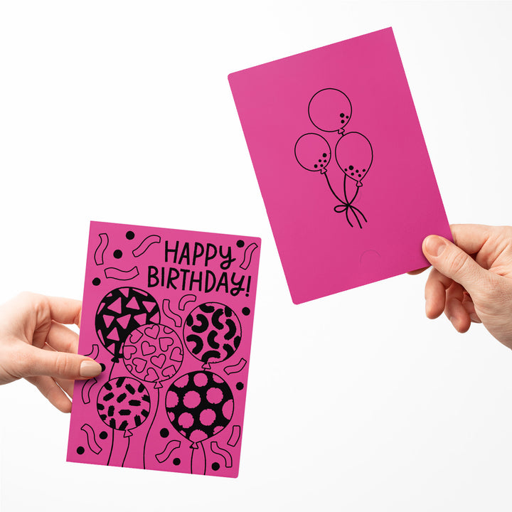 Set of Happy Birthday! Greeting Cards | Envelopes Included