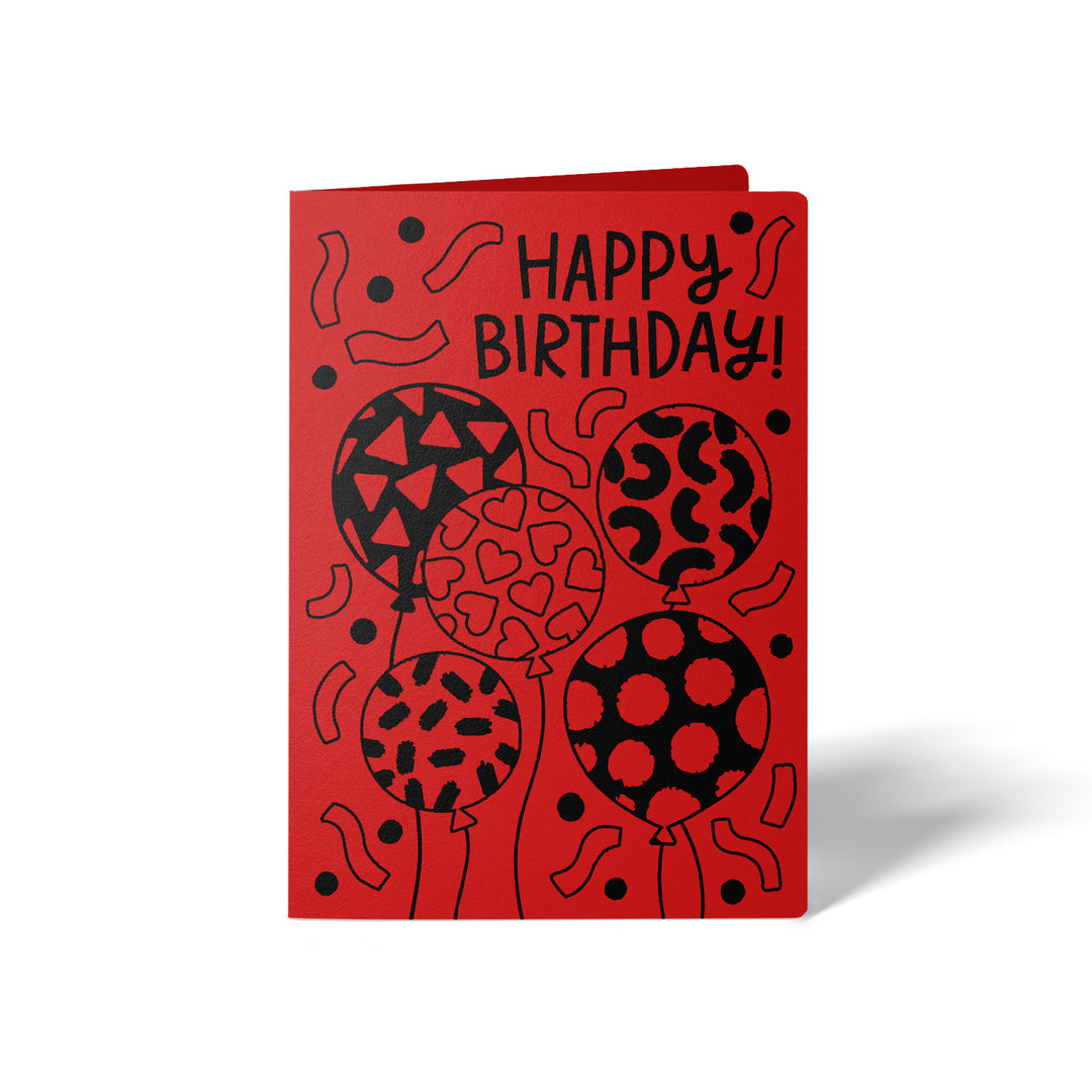 Set of Happy Birthday! Greeting Cards | Envelopes Included