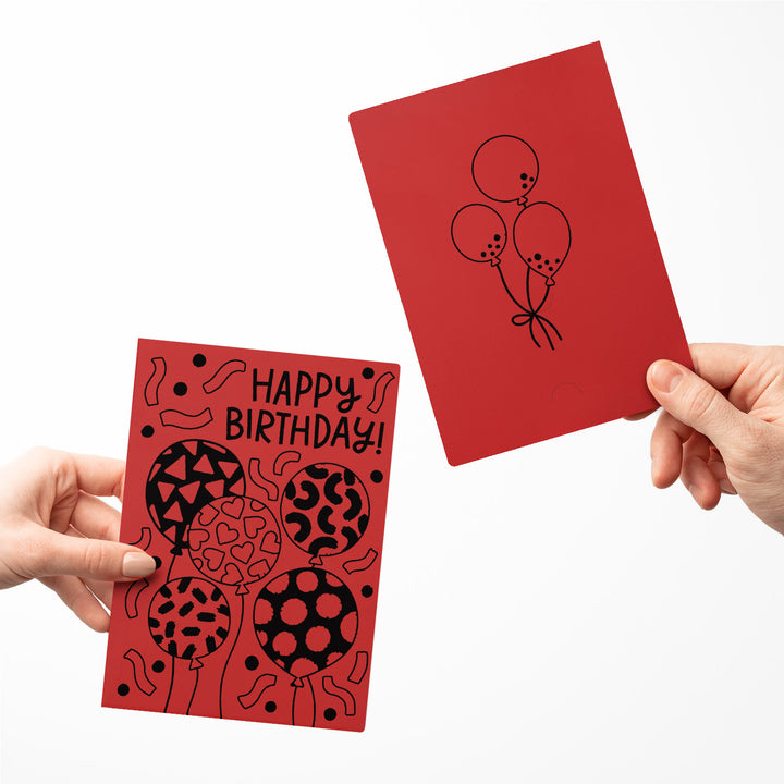 Set of Happy Birthday! Greeting Cards | Envelopes Included