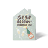 Sip, Sip Hooray! It's Closing Day! | Real Estate & Mortgage Greeting Cards with Envelopes Greeting Card Market Dwellings