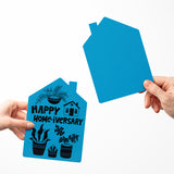 Happy Home-iversary | Real Estate & Mortgage Greeting Cards with Envelopes Greeting Card Market Dwellings