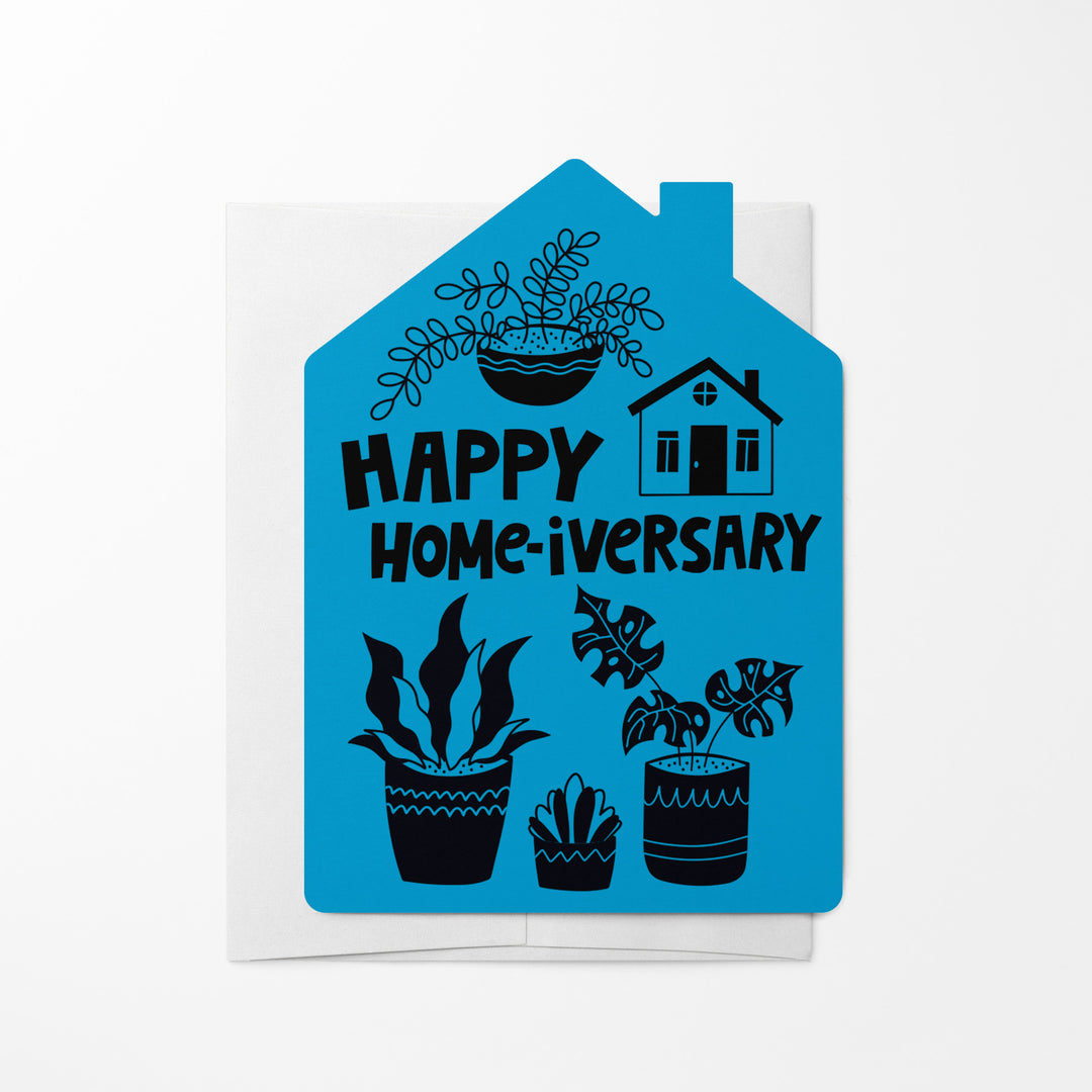 Set of Happy Home-iversary | Greeting Cards | Envelopes Included | 54-GC002 Greeting Card Market Dwellings