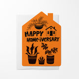 Happy Home-iversary | Real Estate & Mortgage Greeting Cards with Envelopes Greeting Card Market Dwellings