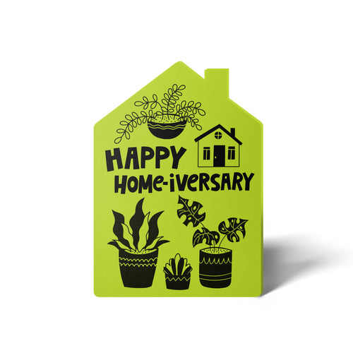 Happy Home-iversary | Real Estate & Mortgage Greeting Cards with Envelopes Greeting Card Market Dwellings
