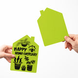Happy Home-iversary | Real Estate & Mortgage Greeting Cards with Envelopes Greeting Card Market Dwellings