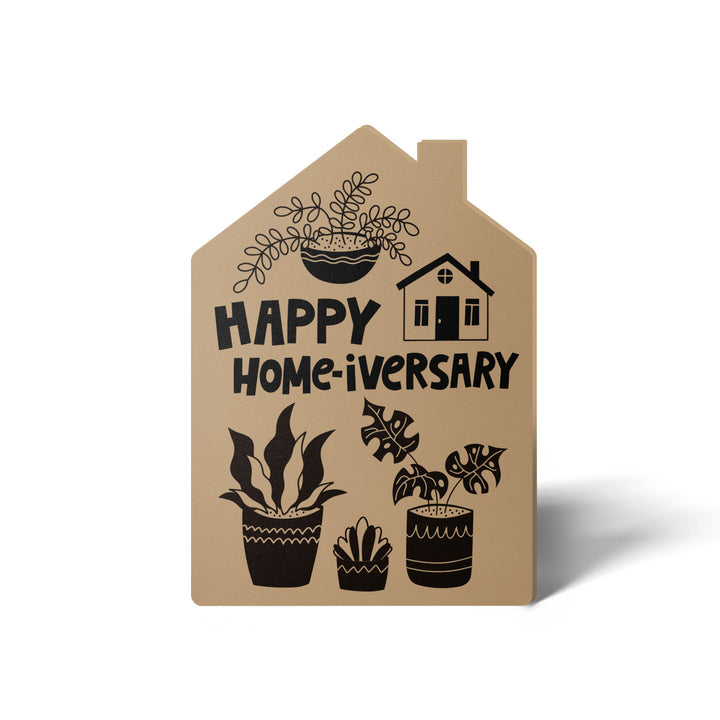 Set of Happy Home-iversary | Greeting Cards | Envelopes Included | 54-GC002 Greeting Card Market Dwellings KRAFT