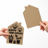 Happy Home-iversary | Real Estate & Mortgage Greeting Cards with Envelopes Greeting Card Market Dwellings