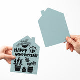 Happy Home-iversary | Real Estate & Mortgage Greeting Cards with Envelopes Greeting Card Market Dwellings